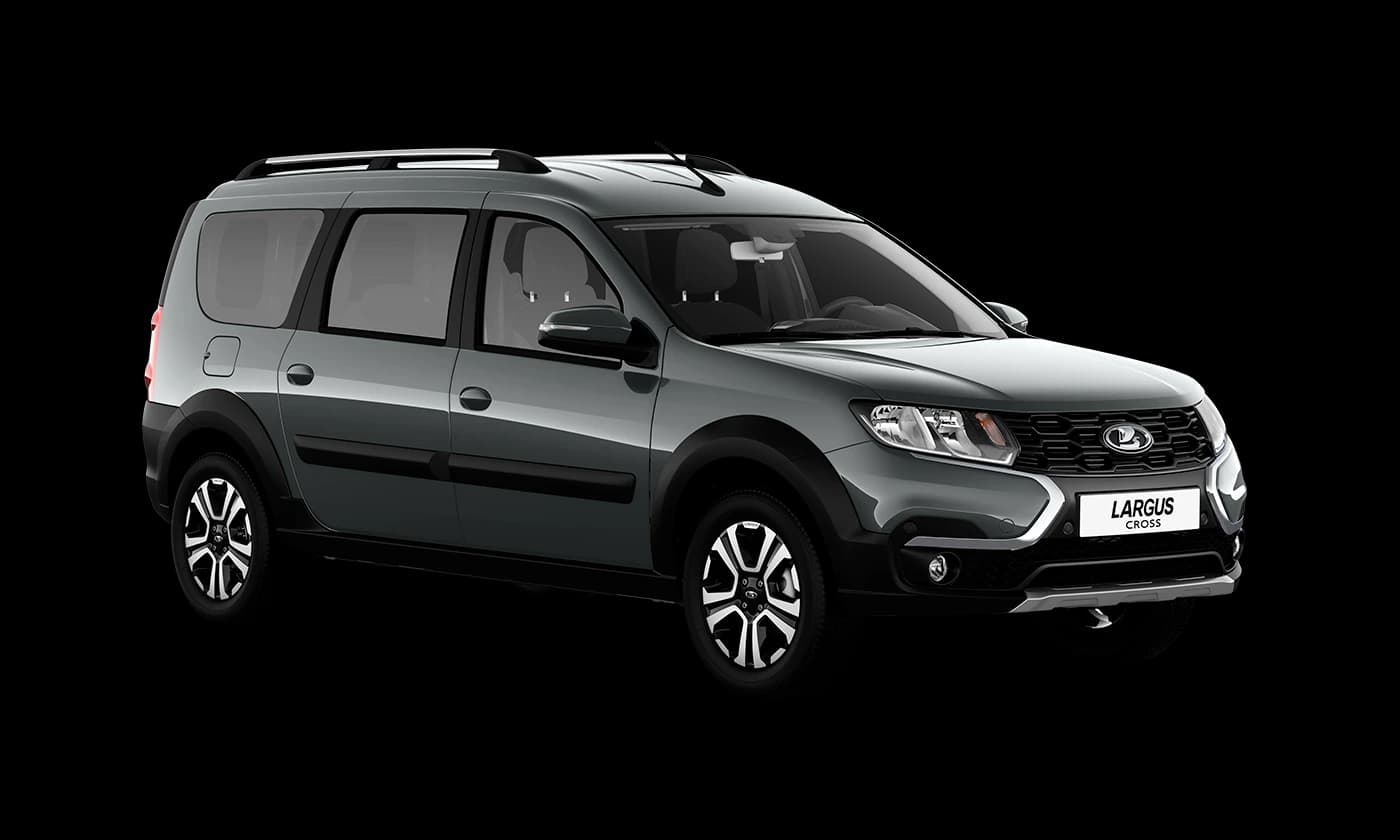 LADA Largus Cross · Борнео · тёмно-серый